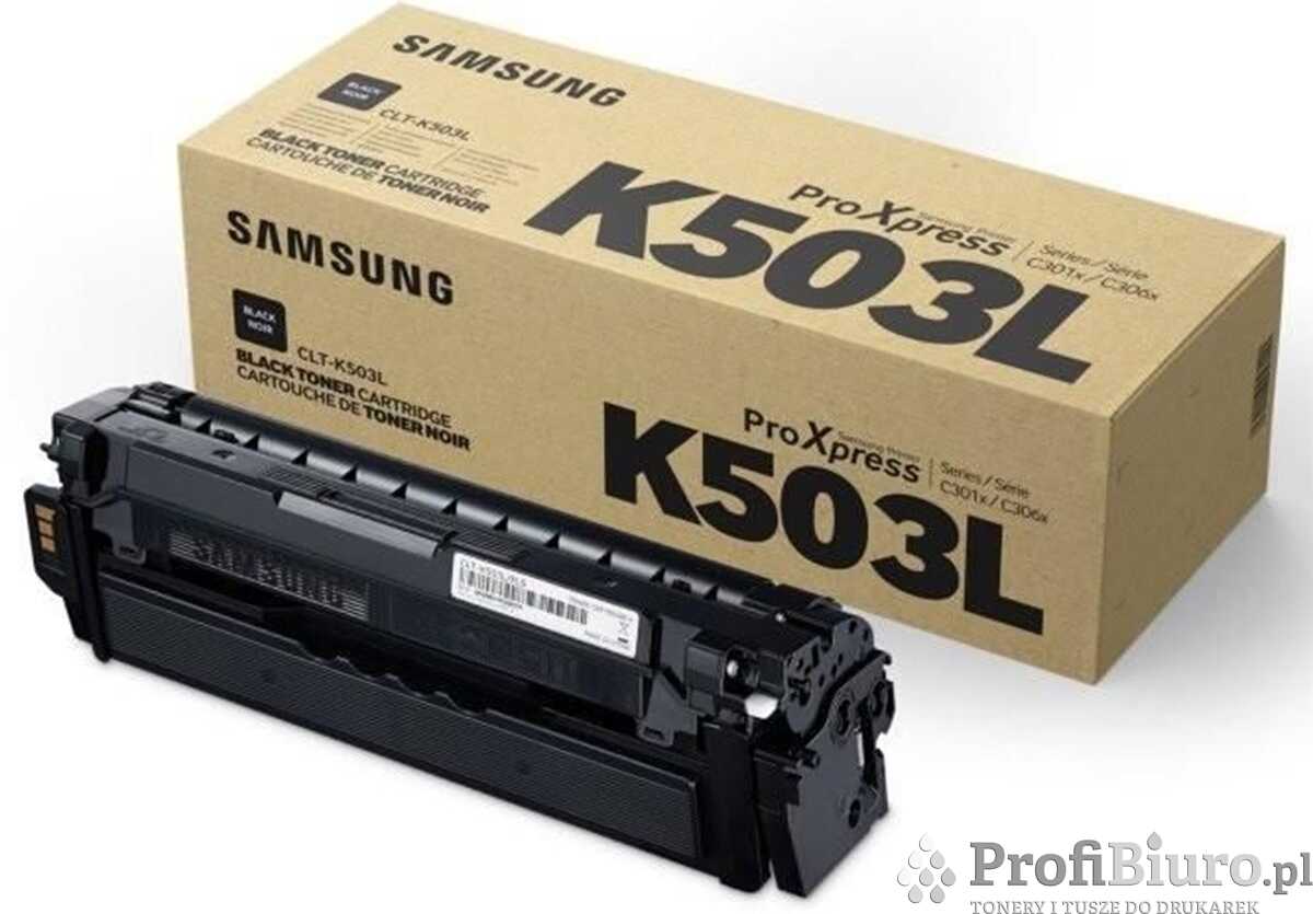 Toner Samsung CLT-K503L Black do drukarek (Oryginalny) [8k]