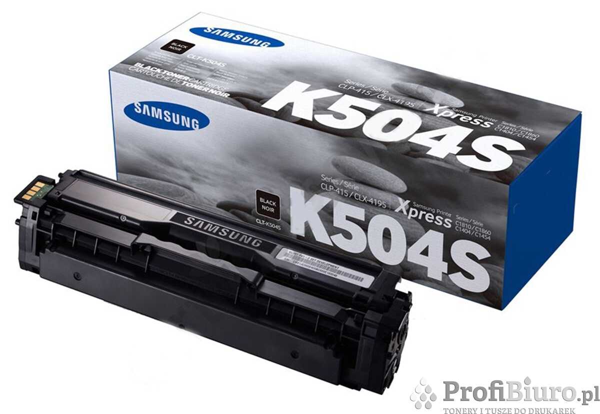 Toner Samsung CLT-K504S Black do drukarek (Oryginalny) [2.5k]