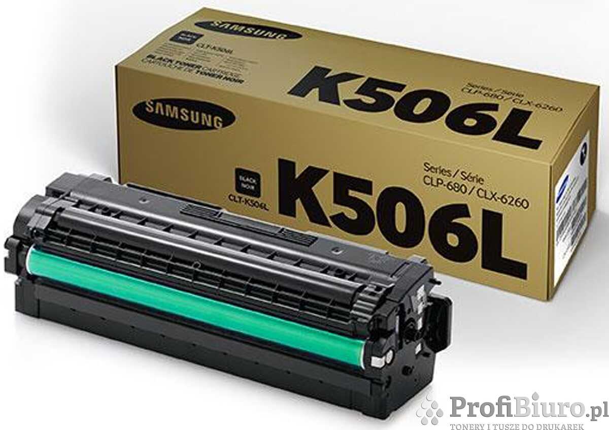 Toner Samsung CLT-K506L Black do drukarek (Oryginalny) [6k]