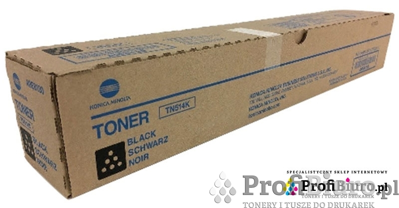 Toner Konica Minolta TN514K / A9E8150 Czarny do drukarek (Oryginalny) [28k]