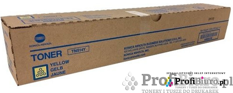 Toner Konica Minolta TN514Y / A9E8250 Yellow do drukarek (Oryginalny) [26k]