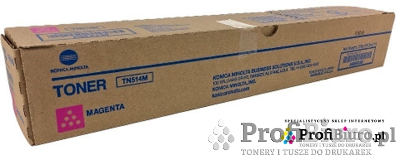 Toner Konica Minolta TN514M / A9E8350 Magenta do drukarek (Oryginalny) [26k]