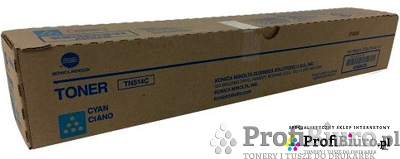 Toner Konica Minolta TN514C / A9E8450 Cyan do drukarek (Oryginalny) [26k]
