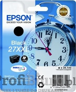 Tusz Epson T2791 / 27XXL Czarny do drukarek (Oryginalny) [34.1ml]