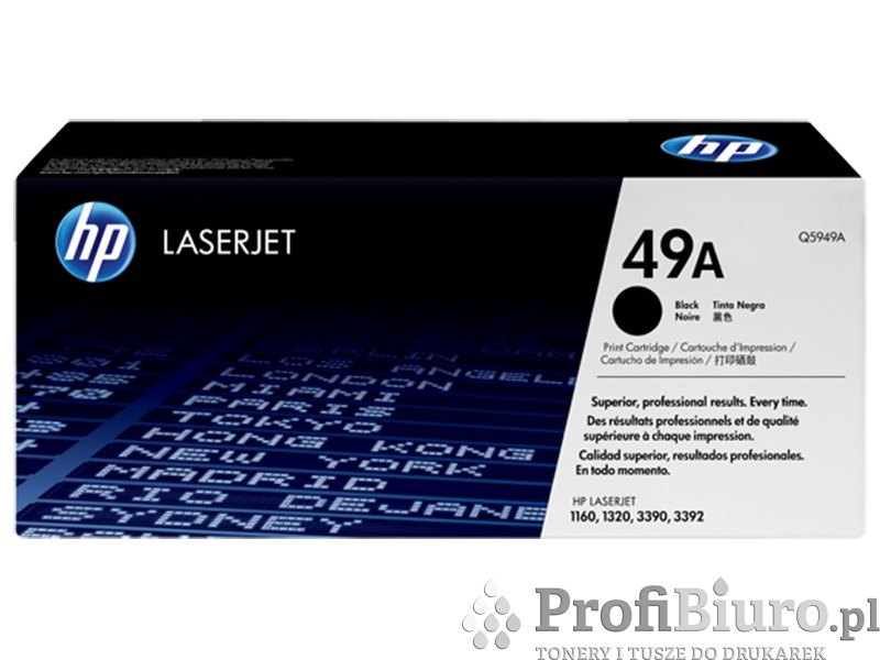 Toner HP 49A / Q5949A Czarny do drukarek (Oryginalny) [2.5k]