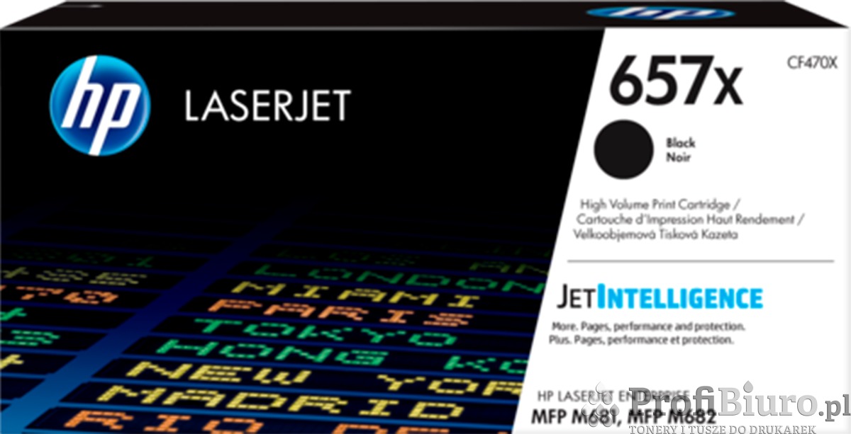 Toner HP 657X / CF470X Black do drukarek (Oryginalny) [28k]