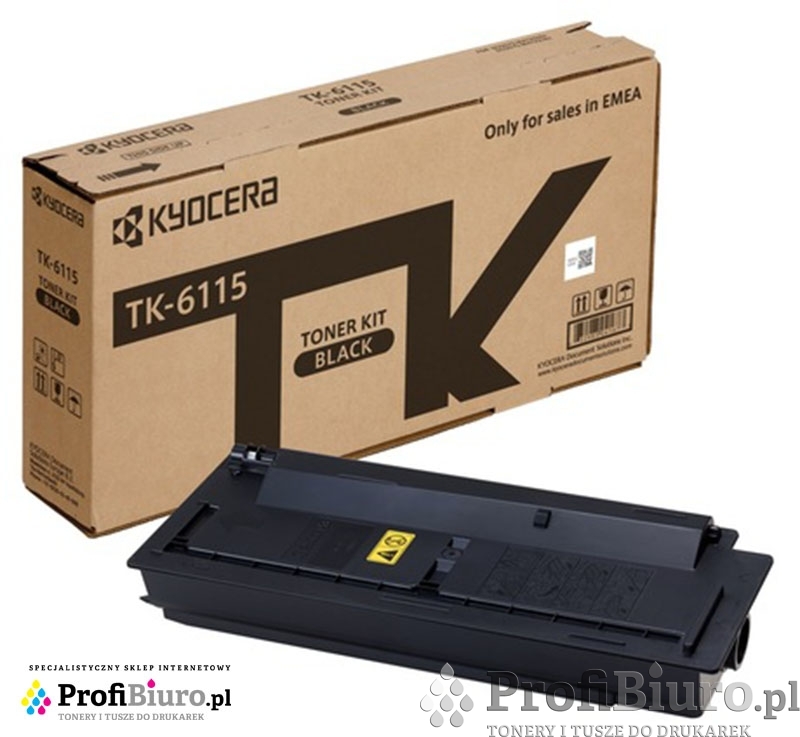 Toner Kyocera TK-6115 Black do drukarekek (Oryginalny) [15k]