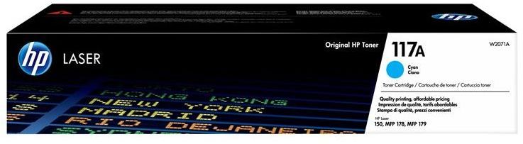 Toner HP 117A / W2071A Cyan do drukarek (Oryginalny) [0.7k]