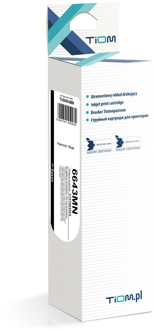 Tusz Tiom do Epson 6643MN C13T66434A 70ml magenta