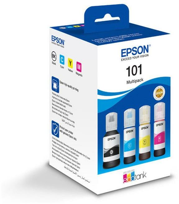 Zestaw tuszy Epson 101 / C13T03V64A CMYK do drukarek (Oryginalny)
