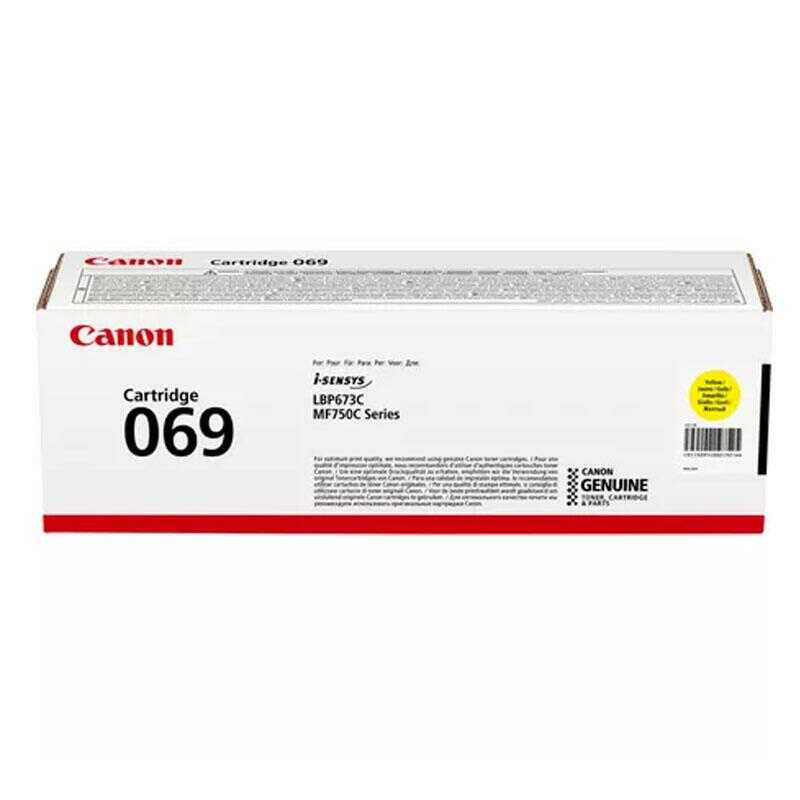 Toner Canon 069 / 5091C002 Yellow do drukarek (Oryginalny) [1.9k]