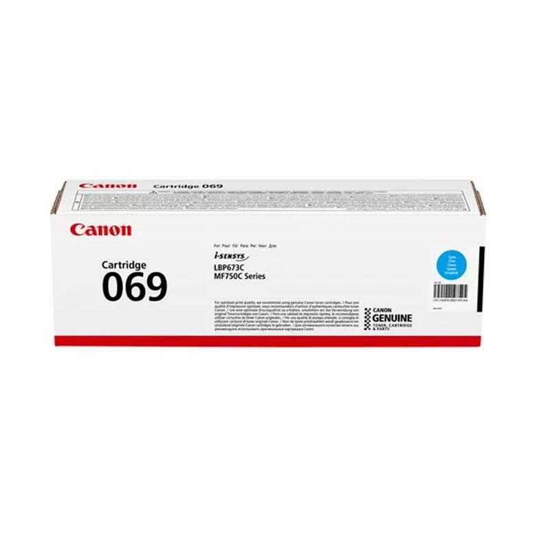 Toner Canon 069 / 5093C002 Cyan do drukarek (Oryginalny) [1.9k]