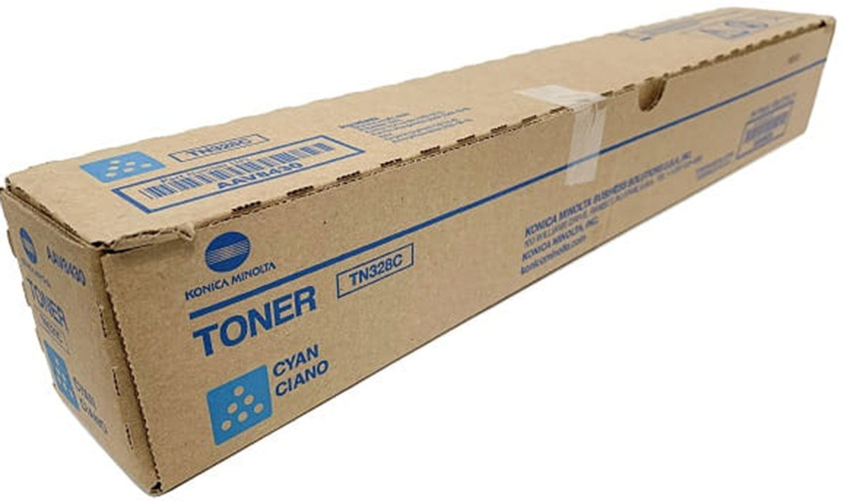 Toner Konica Minolta TN-328C / AAV8450 Cyan do drukarek (Oryginalny) [28k]