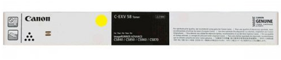 Toner Canon C-EXV58Y / 3769C002 Yellow do drukarek (Oryginalny) [26k]