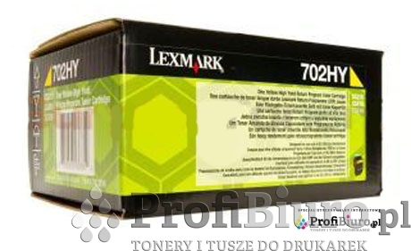 Toner Lexmark 702HC / 70C2HCE Cyan do drukarek (Oryginalny) [3k]
