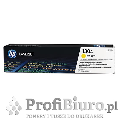 Toner HP 130A / CF352A Yellow do drukarek (Oryginalny) [1k]