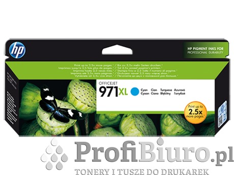 Tusz HP 971XL / CN626AE Cyan do drukarek (Oryginalny) [86.5ml]