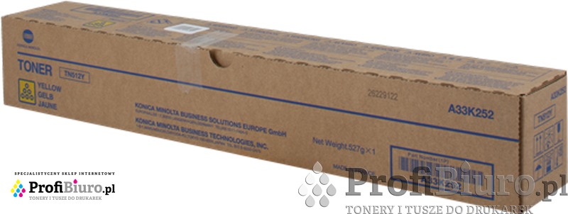Toner Konica Minolta TN512Y / A33K252 Yellow do drukarek (Oryinalny) [26k]