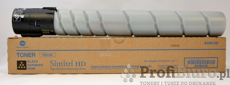 Toner Konica Minolta TN512K / A33K152 Black do drukarek (Oryinalny) [27k]