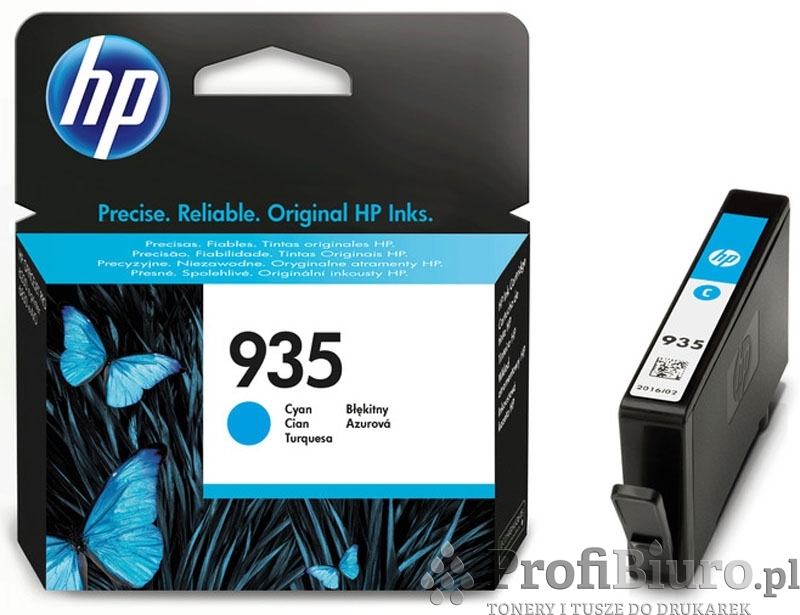 Tusz HP 935 / C2P20AE Cyan do drukarek (Oryginalny)