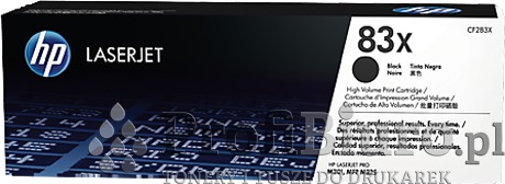 Toner HP 83X / CF283X Czarny do drukarek (Oryginalny) [2.2k]