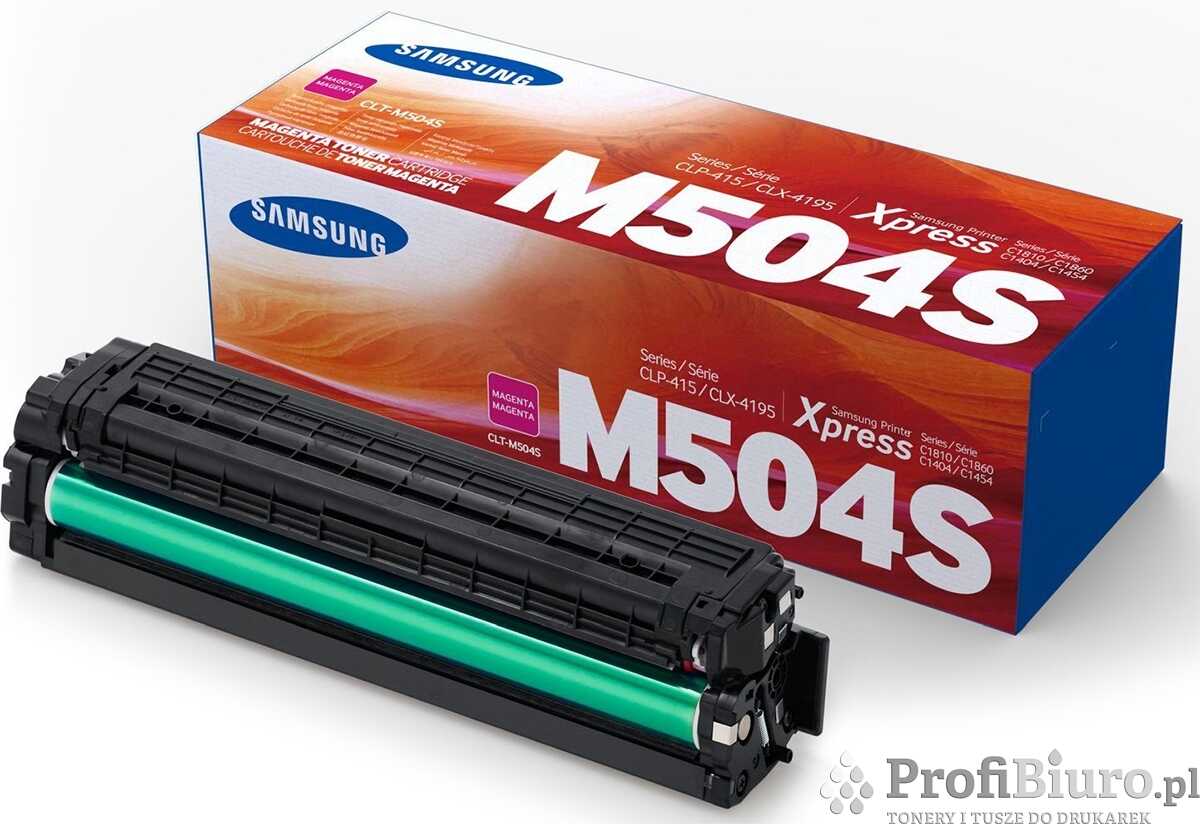 Toner Samsung CLT-M504S Magenta do drukarek (Oryginalny) [1.8k]