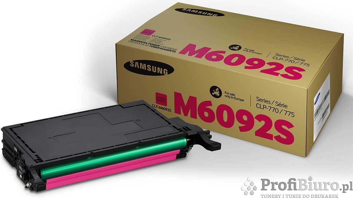 Toner Samsung CLT-M6092S Magenta do drukarek (Oryginalny) [7k]