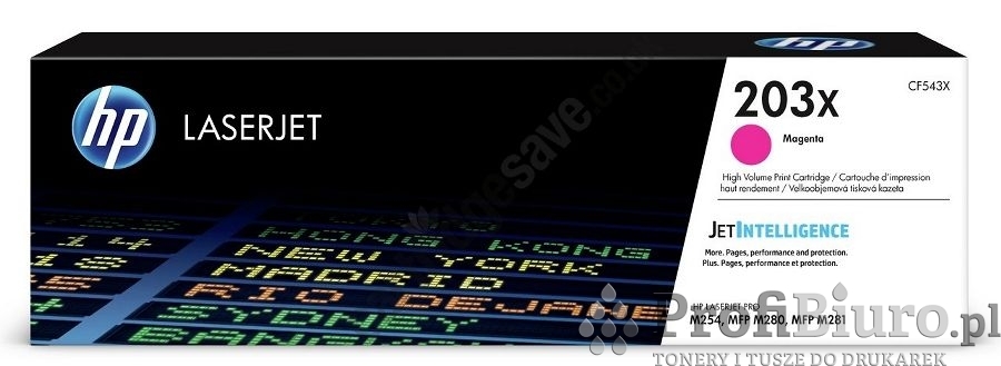 Toner HP 203X / CF543X Magenta do drukarek (Oryginalny) [2.5k]