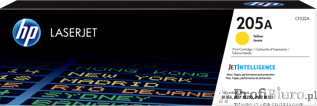 Toner HP 205A / CF532A Yellow do drukarek (Oryginalny) [0.9k]