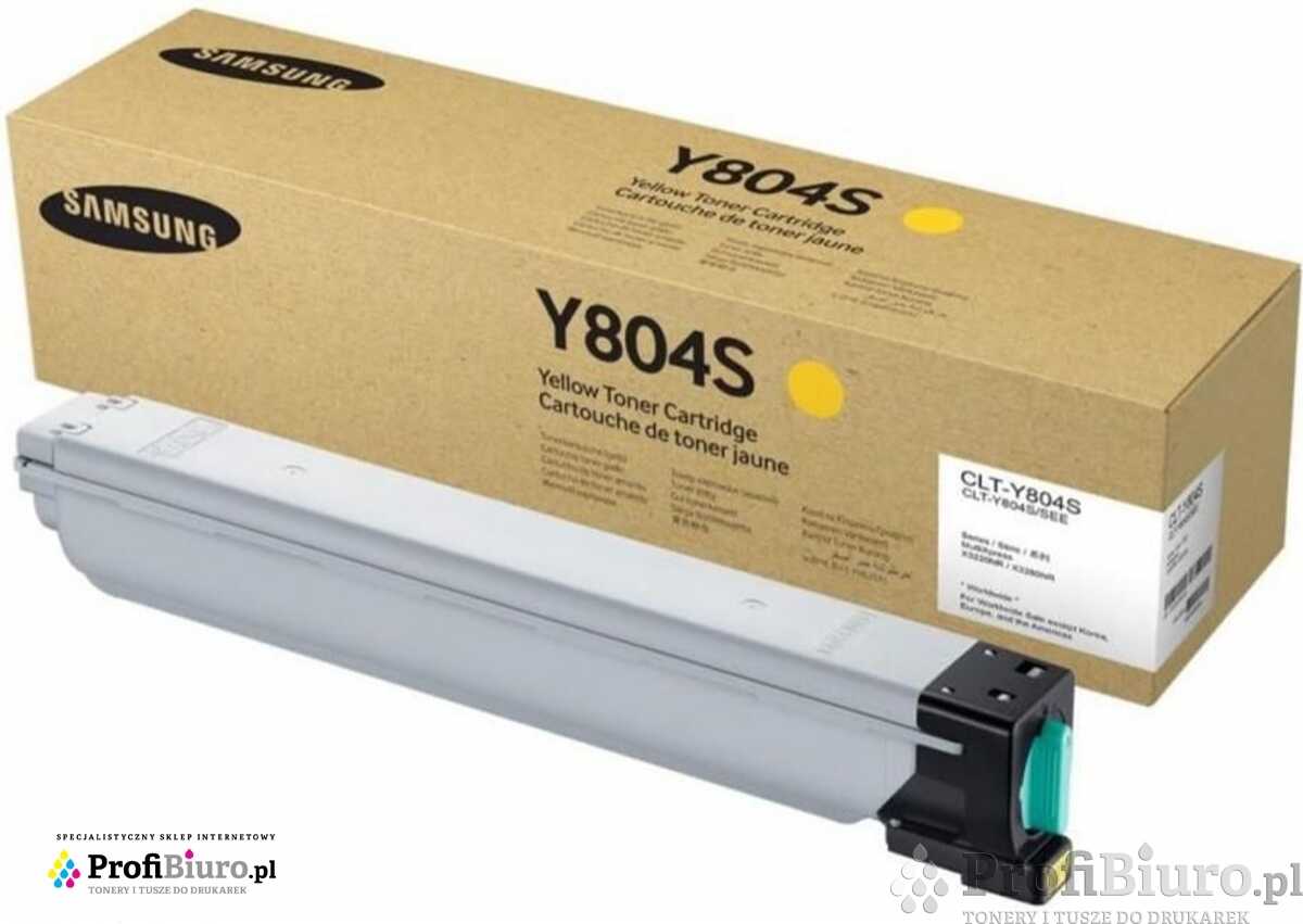 Toner Samsung CLT-Y804S Yellow do drukarek (Oryginalny) [15k]