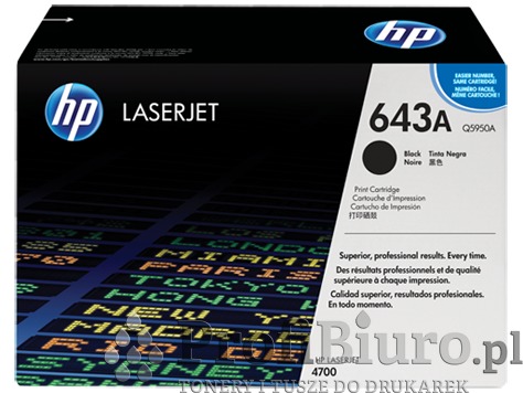 Toner HP 643A / Q5950A Black do drukarek (Oryginalny) [11k]