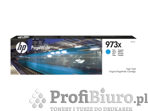 Tusz HP 973X / F6T81AE Cyan do drukarek (Oryginalny) [7k]