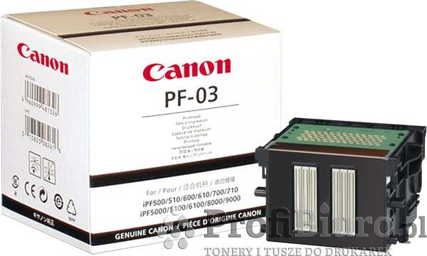 Głowica Canon PF-03 Back do drukarek (Oryginalna)