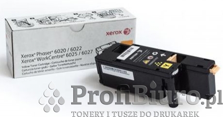 Toner Xerox 106R02762 Yellow do drukarek (Oryginalny) [1k]