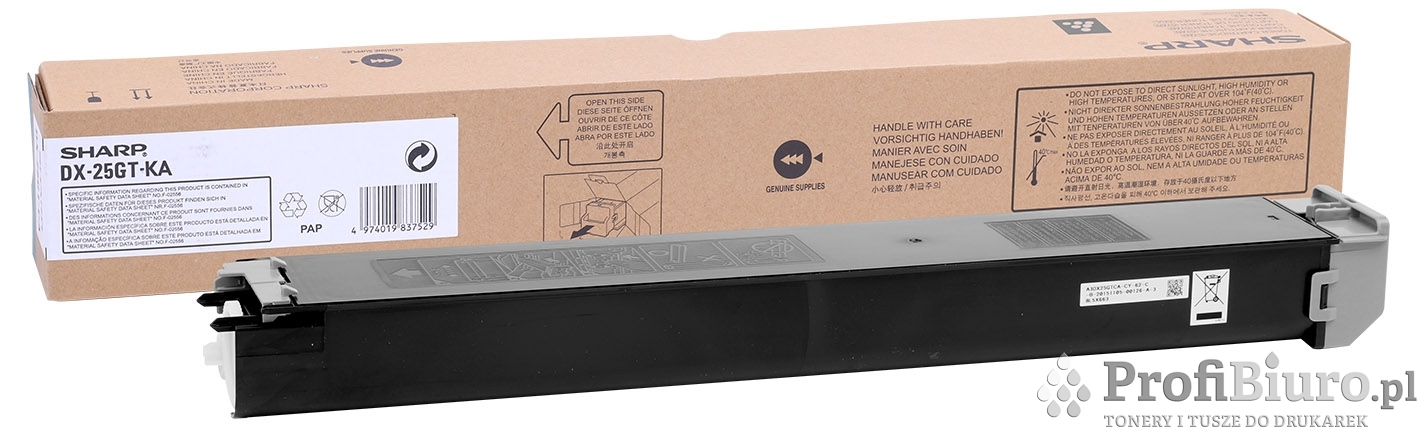 Toner Sharp DX-25GT-BA Black do kopiarek (Oryginalny) [20k]