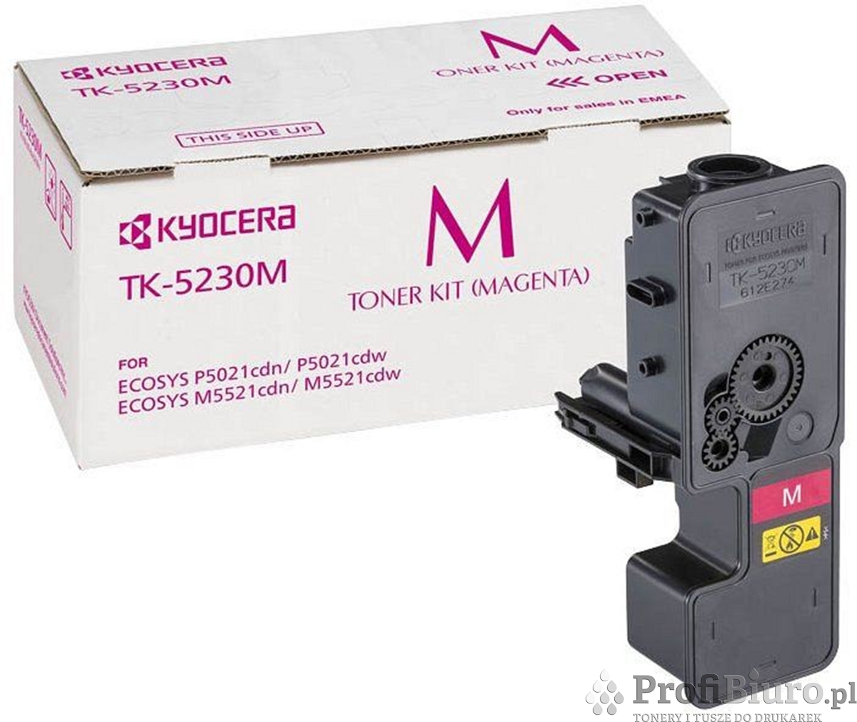 Toner Kyocera TK-5230M Magenta do drukarek (Oryginalny) [2.2k]
