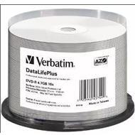 Verbatim DVD-R 4.7 GB x16 50szt Do nadruku wide