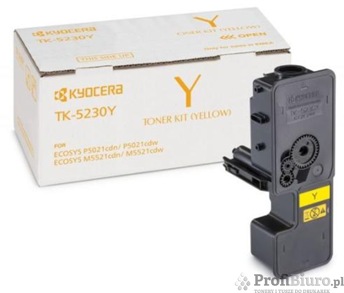 Toner Kyocera TK-5230Y Yellow do drukarek (Oryginalny) [2.2k]