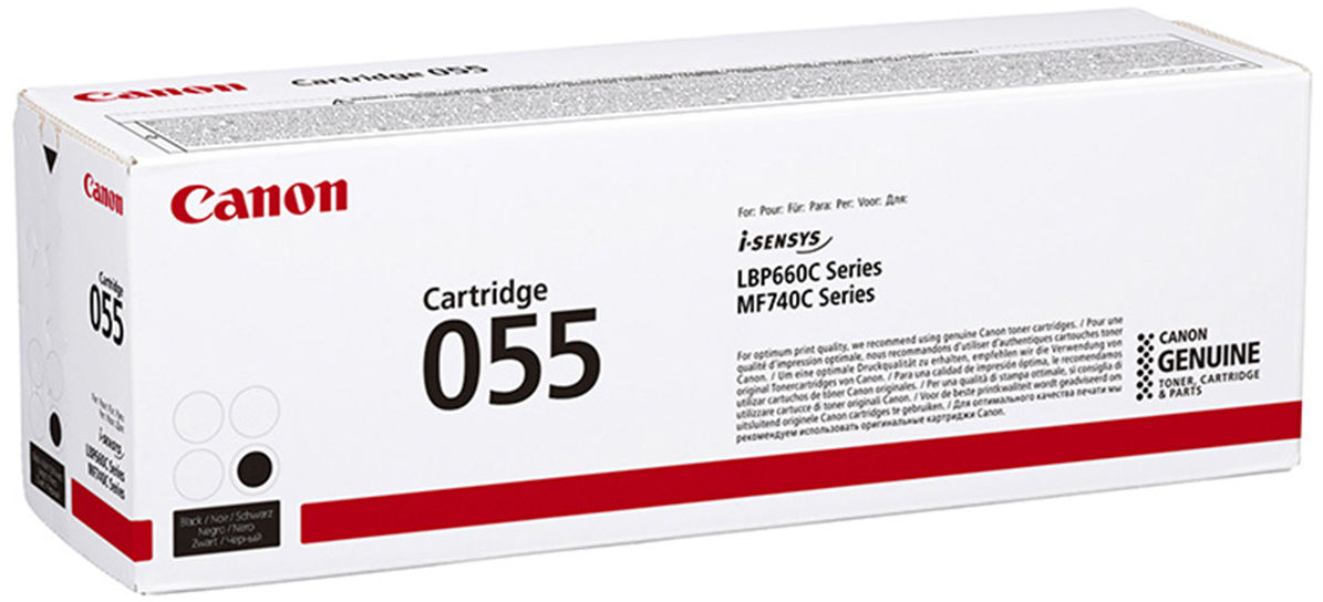 Toner Canon CRG-055BK / 3016C002 Czarny do drukarek (Oryginalny) [2.3k]