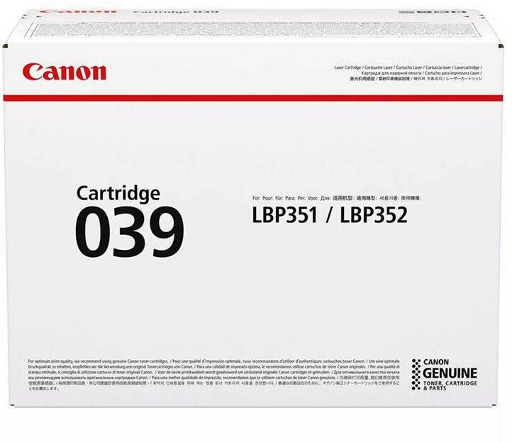 Toner Canon 039 / 0287C001 Czarny do drukarek (Oryginalny) [11k]