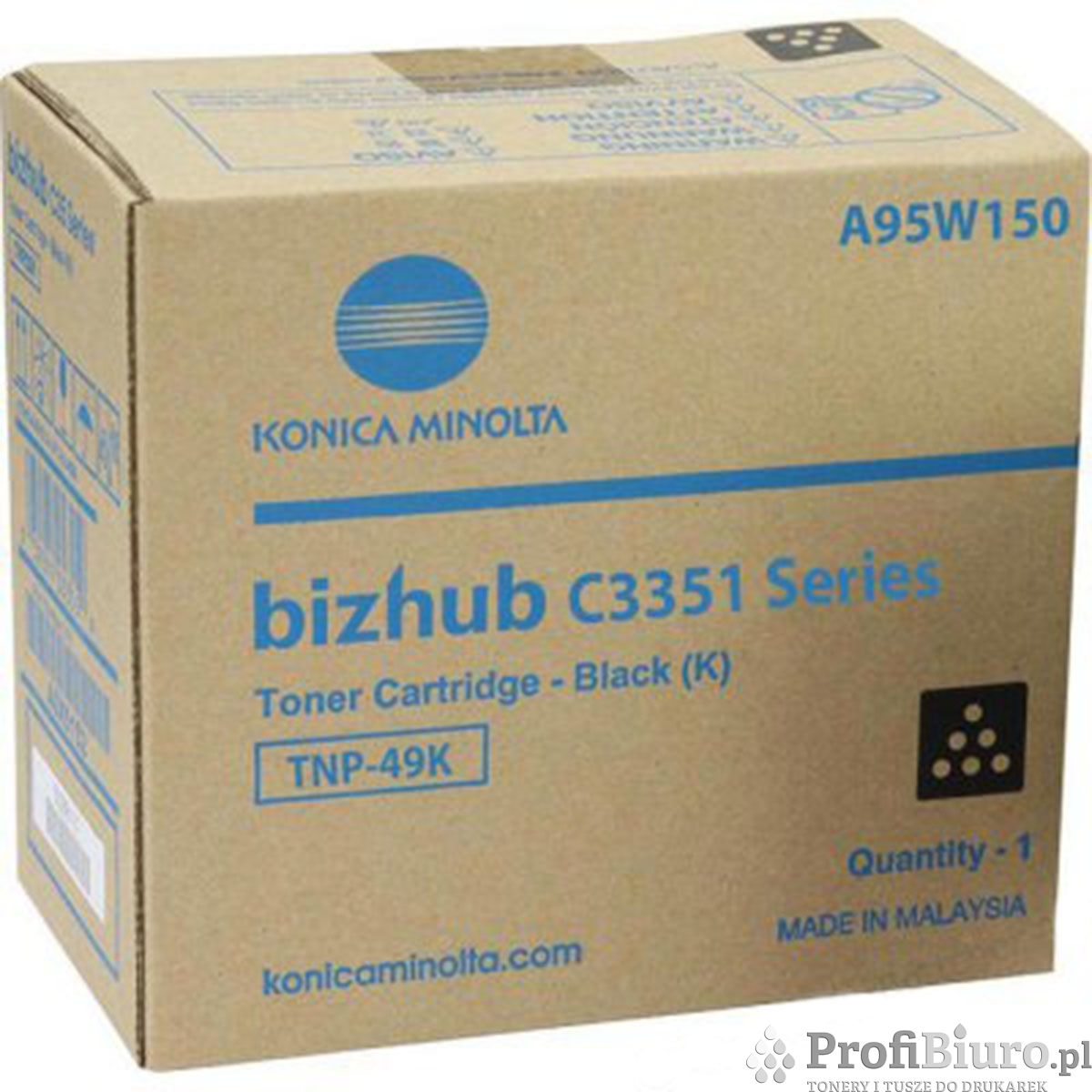 Toner Konica Minolta TNP-49K Black do drukarek (Oryginalny) [13k]