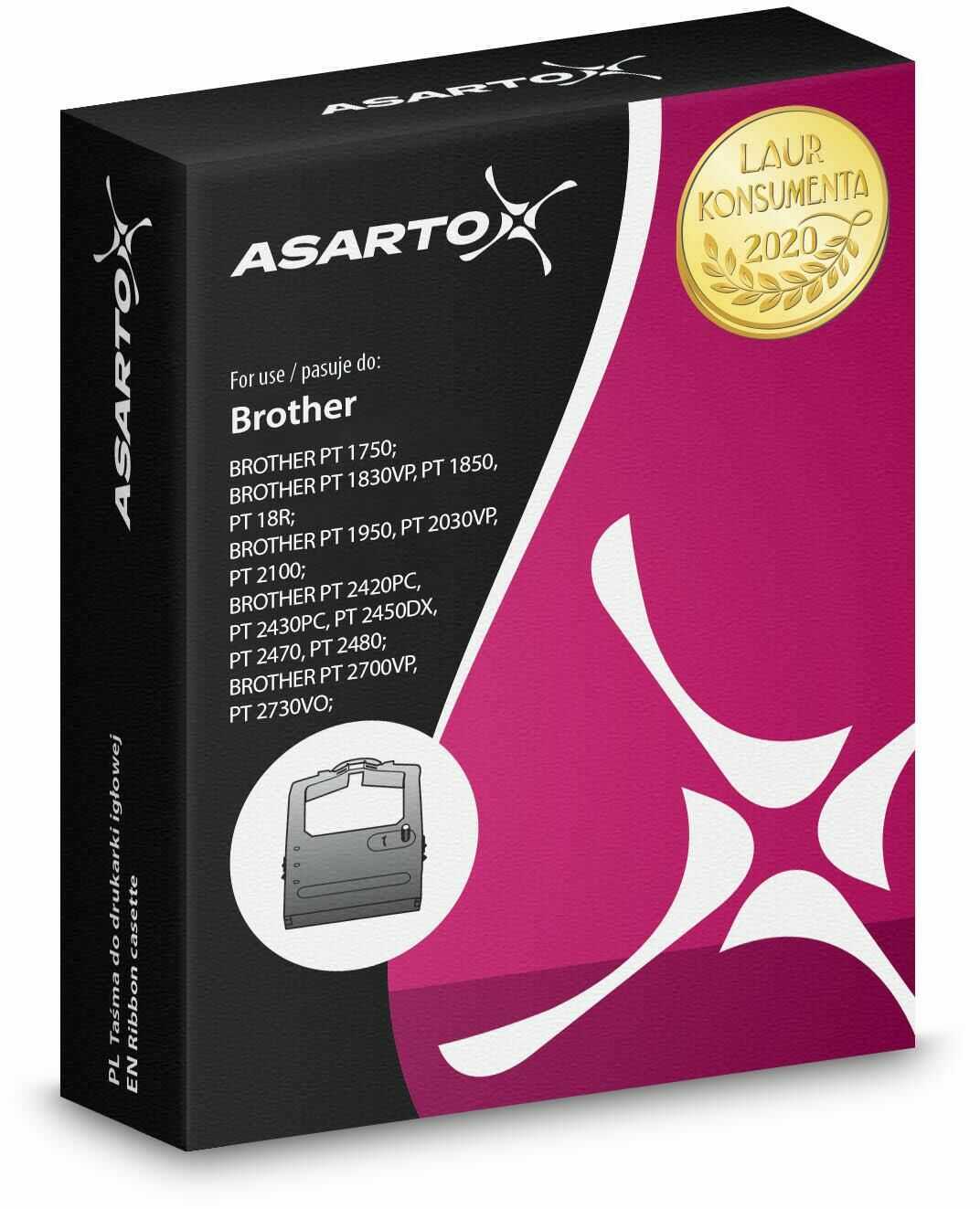 TaĹ ma Asarto do Brother TZE241 1750/1950/2100/9500 BK/WT
