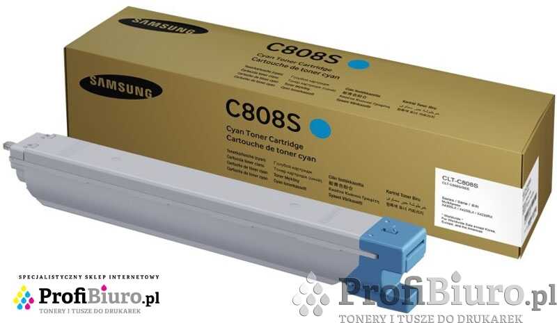 Toner Samsung CLT-C808S Cyan do drukarek (Oryginalny) [20k]