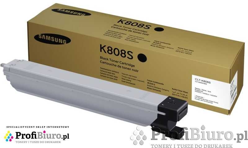 Toner Samsung CLT-K808S Black do drukarek (Oryginalny) [23k]