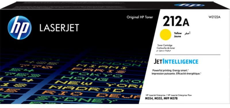 Toner HP 212A / W2122A Yellow do drukarek (Oryginalny) [4.5k]