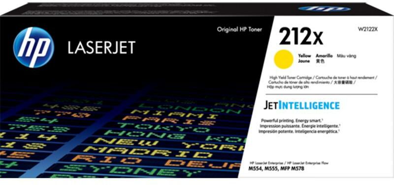 Toner HP 212X / W2122X Yellow do drukarek (Oryginalny) [10k]