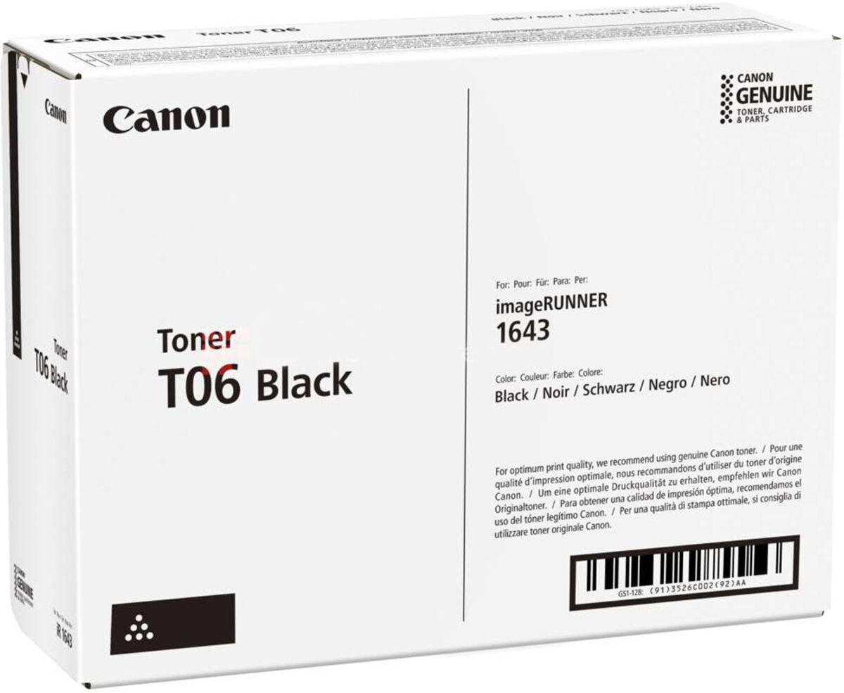 Toner Canon T06 / 3526C002 Czarny do drukarek (Oryginalny) [20.5k]