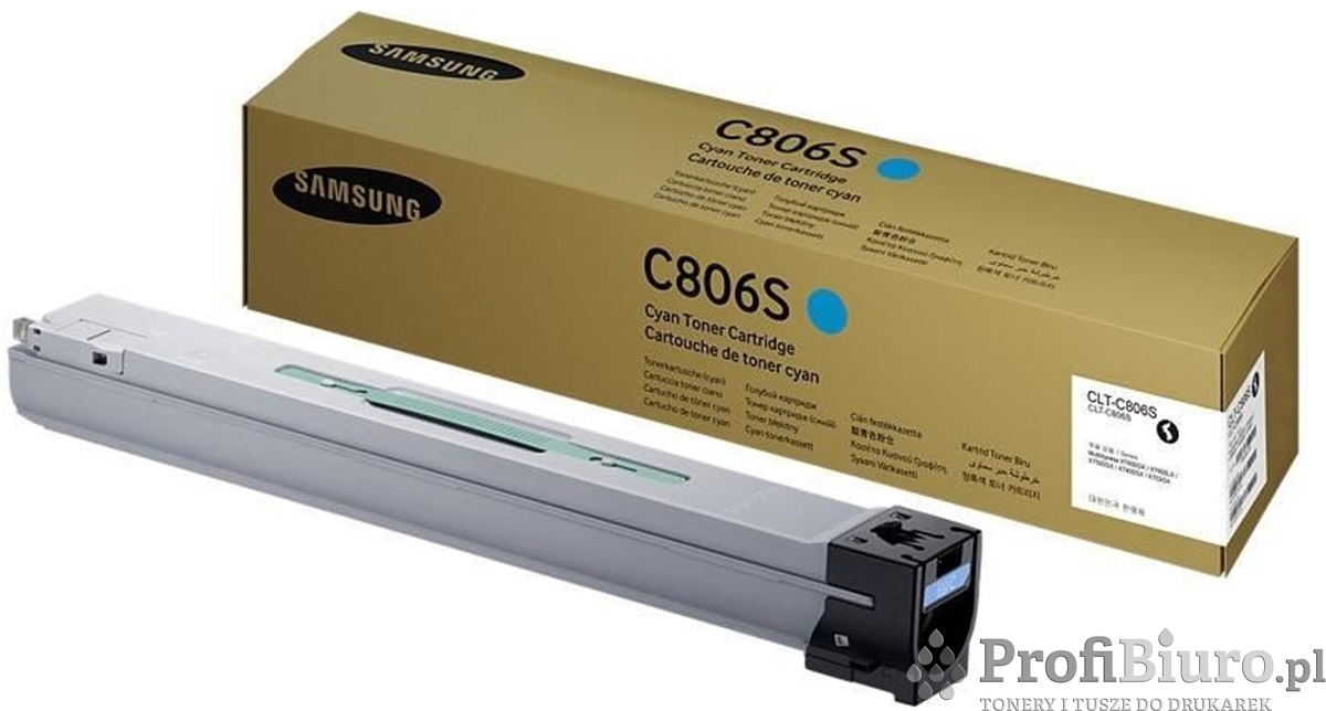 Toner Samsung CLT-C806S Cyan do drukarek (Oryginalny) [30k]