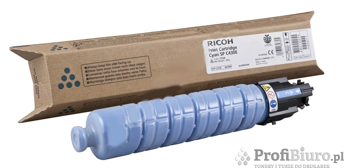 Toner Ricoh 821280 Cyan do drukarek (Oryginalny) [24k]