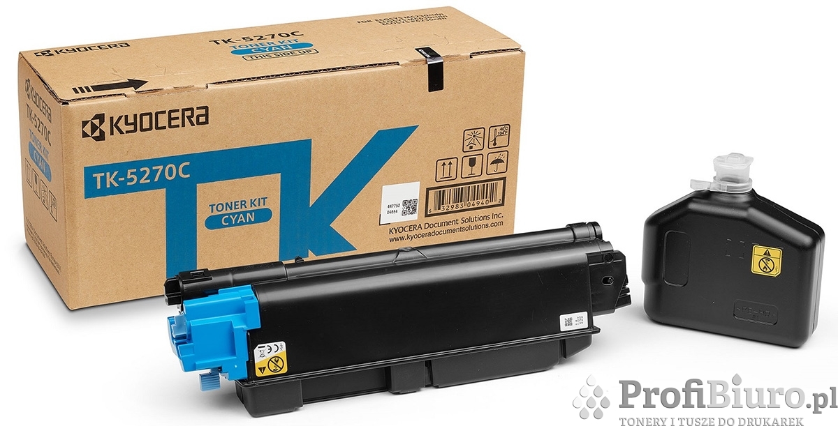 Toner Kyocera TK-5270C Cyan do drukarek (Oryginalny) [6k]